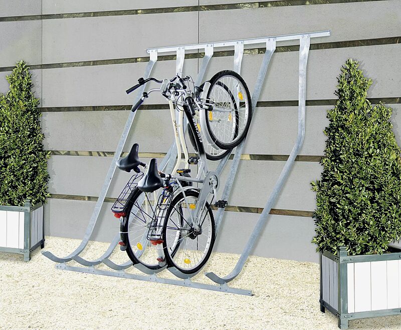 Fahrradständer DOVER zur Wandbefestigung, 6 Stellplätze