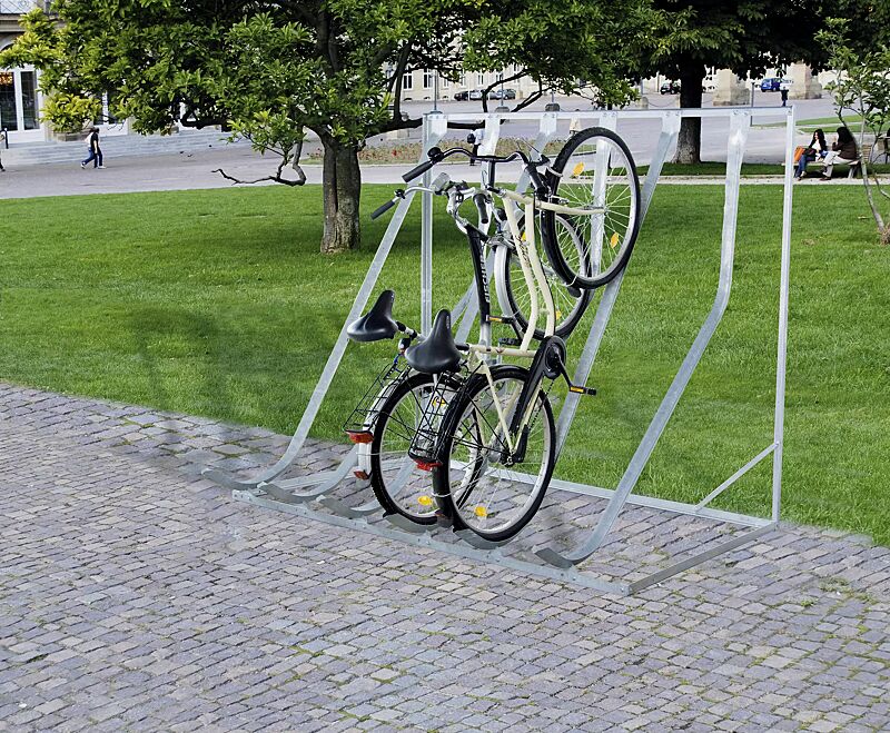 Fahrradständer DOVER zum freien Aufstellen, 6 Stellplätze