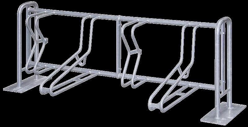 Fahrradständer MADISON, zum Aufdübeln, 4 Stellplätze