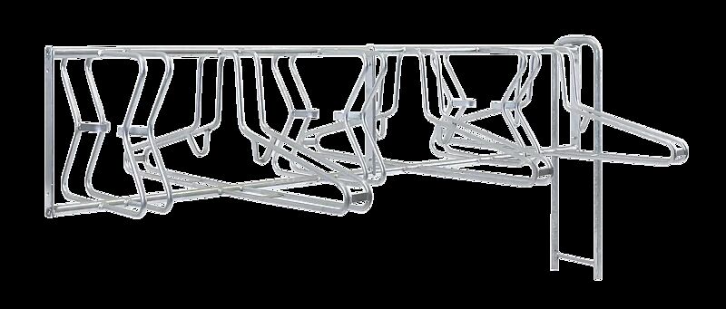 Fahrradständer MADISON, zum Einbetonieren, 12 Stellplätze