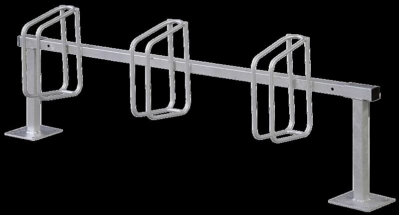 Fahrradständer CARTAGO, zum Aufdübeln, 3 Stellplätze