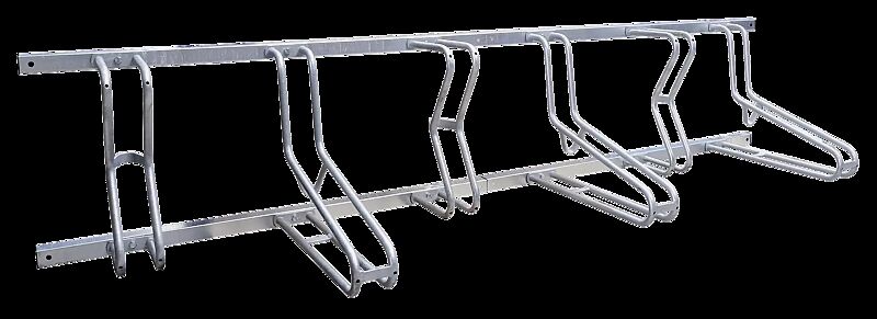 Fahrradständer SALVADOR, Wandbefestigung, 6 Stellplätze