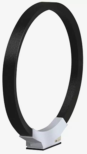 Anlehnbügel GOMEZ, Aluminiumfußabdeckung in RAL 9006 weißaluminium