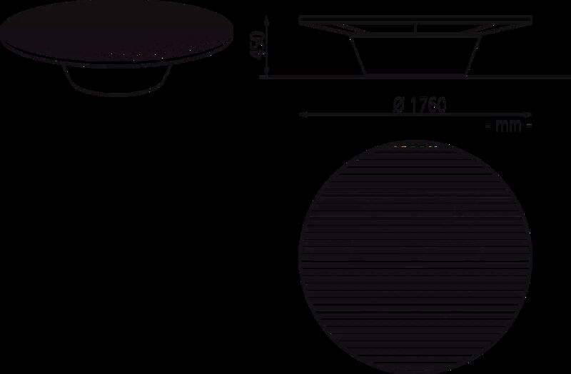 Sitzelement CONICS ohne Rückenlehne