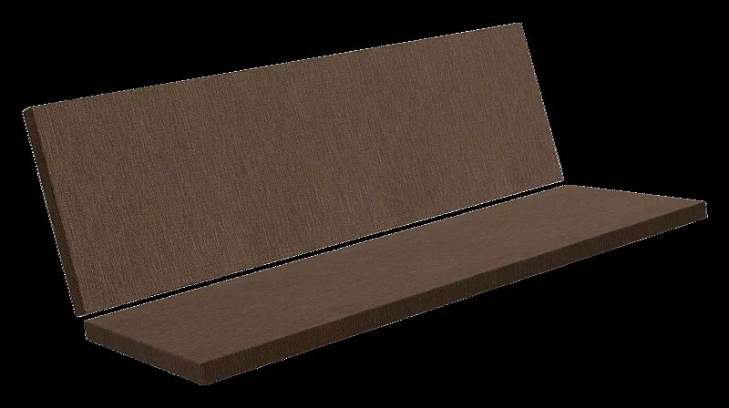 Polsterauflage für Sitzbank STACK in braun - 24