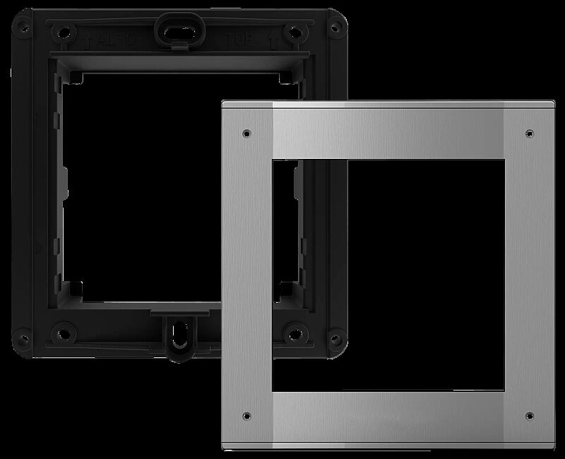 Modulare Außenstation LAURIS, Montagerahmen und Frontplatte, für 1 Modul