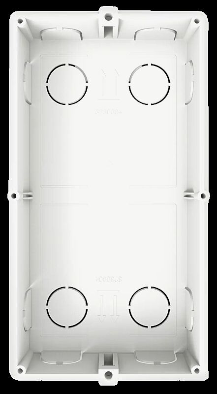 Modulare Außenstation LAURIS, Unterputzkasten für 2 Module