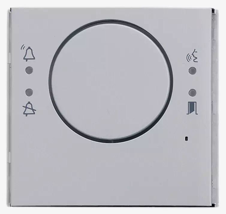 Modulare Außenstation LAURIS, Audiomodul mit Statusanzeige, ohne Klingeltaster, inklusive Abdeckung