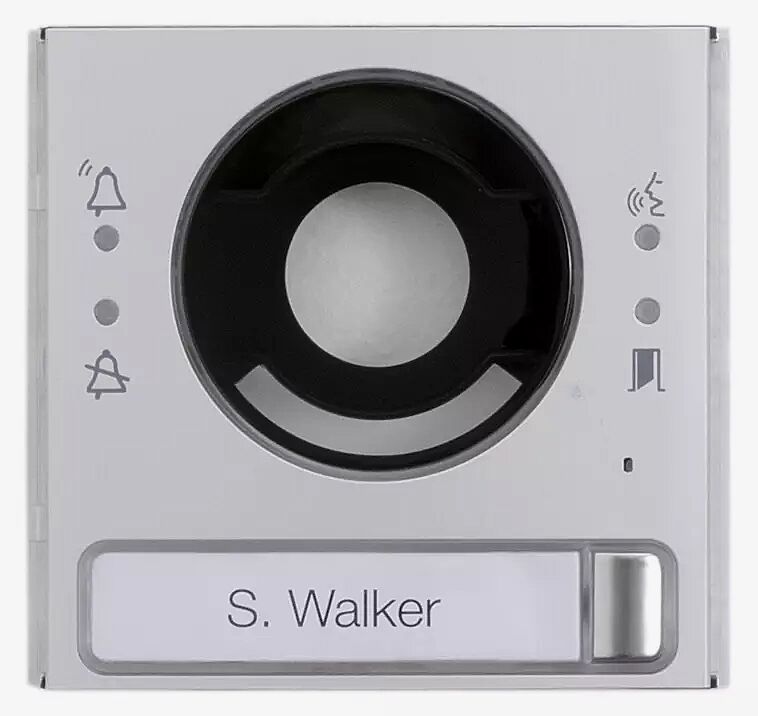 Audio/Videomodul mit Statusanzeige LAURIS, mit 1 Klingeltaster