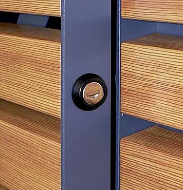 Zylinderschloss mit Schließzylinder rund