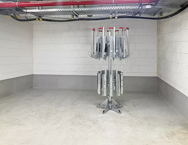 Fahrradpark-Karussell YORO, tief / tief