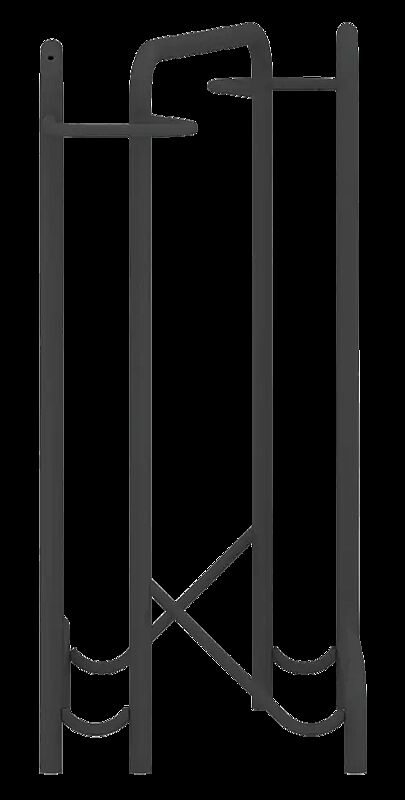 Fahrradparker TACOMA doppelseitig 90°, tief, zum Aufdübeln bei -200 mm, 2 Stellplätze, in RAL 7016 anthrazitgrau