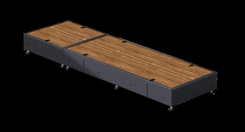 Parklet NURMES ohne Element, kleines Modul