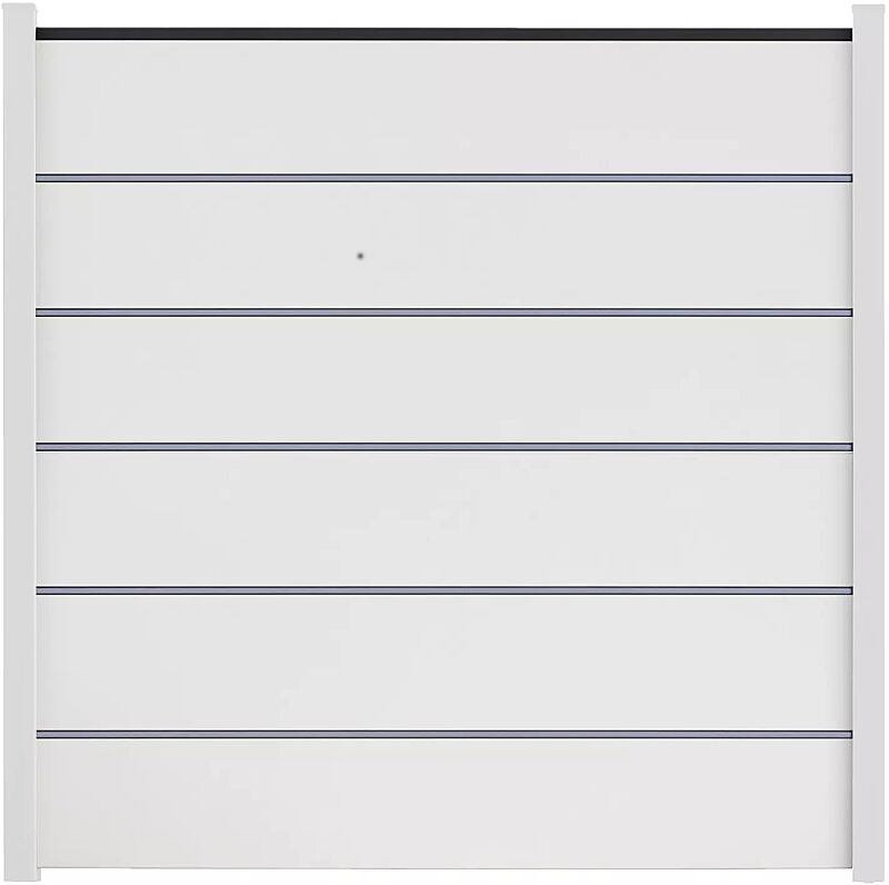 Sichtschutzwand WEXFORD, Ausführung PREMIUM, Wandelemente in weiß (unfoliert)