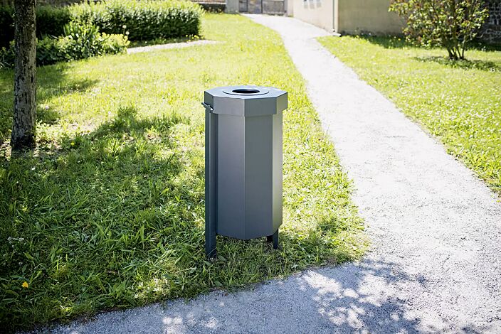 Abfallbehälter Mülleimer für Spielplatz und Park Typ 7