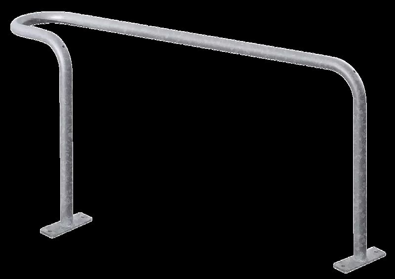 Anlehnbügel ALBANY, einseitig, feuerverzinkt