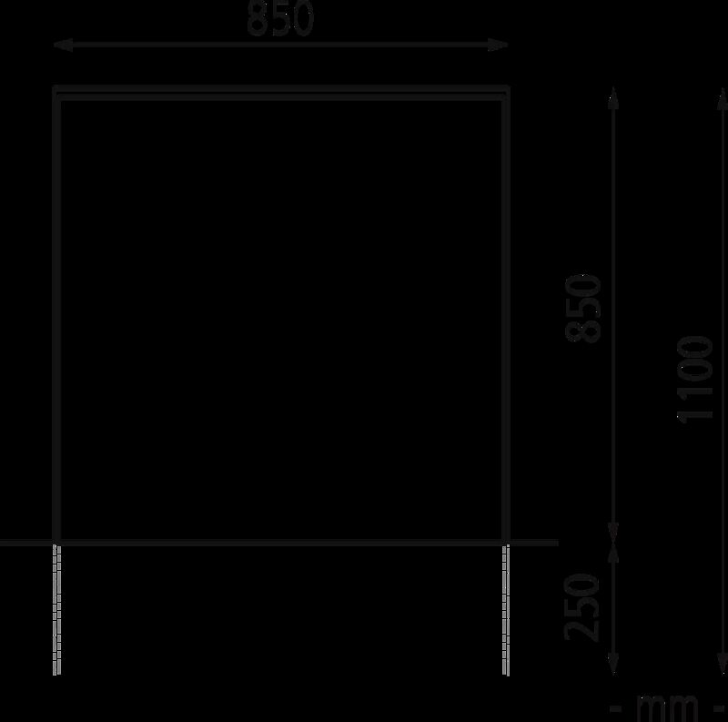Anlehnbügel UTAH PROTECT feuerverzinkt und pulverbeschichtet