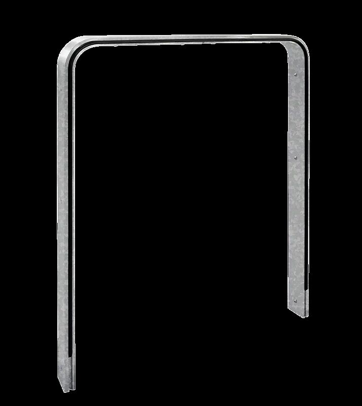 Anlehnbügel TAMPA PROTECT zum Einbetonieren, feuerverzinkt