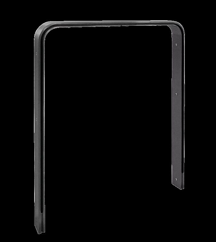 Anlehnbügel TAMPA PROTECT zum Einbetonieren, in RAL 7016 anthrazitgrau