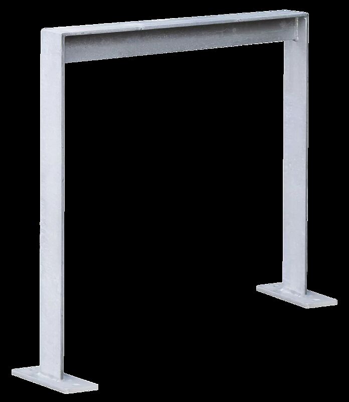 Anlehnbügel CALVI zum Aufdübeln bei +/- 0 mm, feuerverzinkt