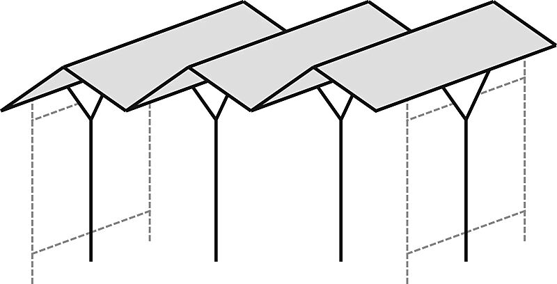 Überdachung TANGENTA