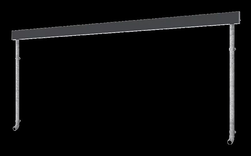 Dachrinne mit Fallrohr