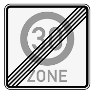 Verkehrszeichen TEMPO 30-ZONE | ZIEGLER