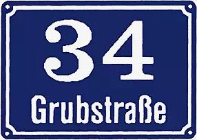 2-zeilige Hausnummer