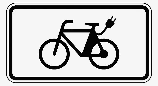 Verkehrszeichen: E-Bikes