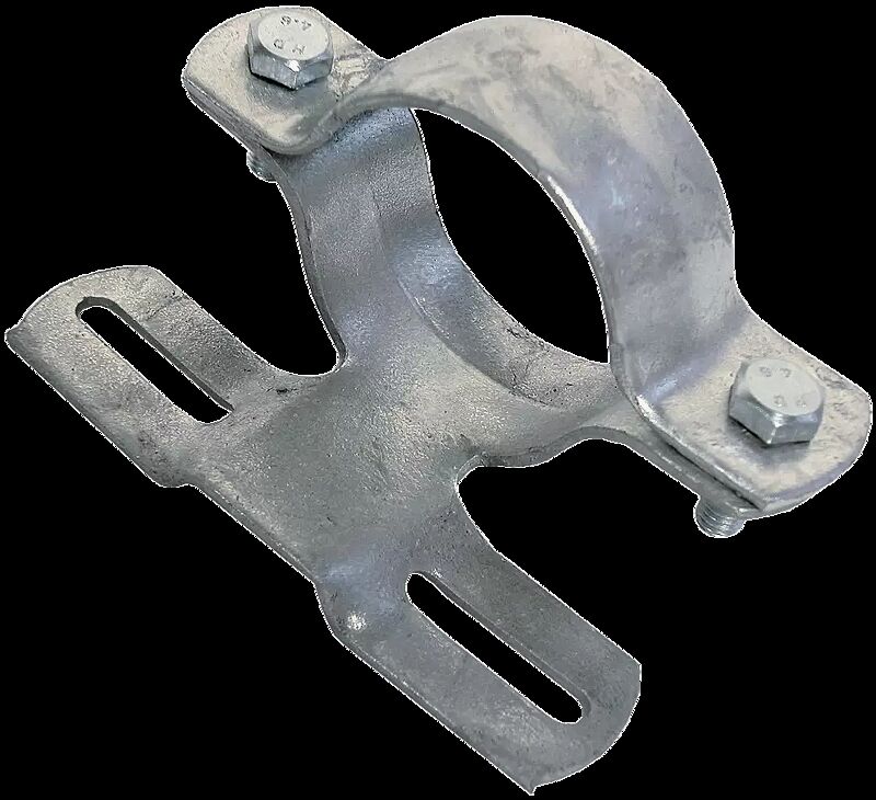 Rohrschelle für Rohr-Ø 76 mm, Lochabstand 700 mm