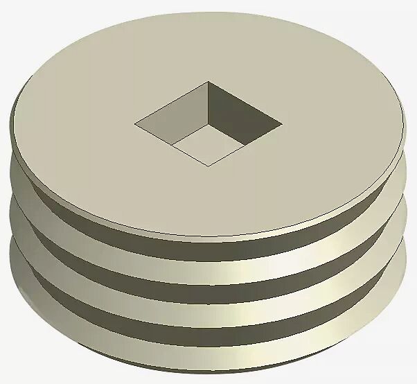 Aufschraubbarer Blindstopfen