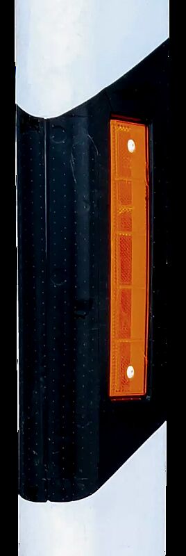 Reflektoren für Leitpfosten, rechteckig 40 x 180 mm, gelb