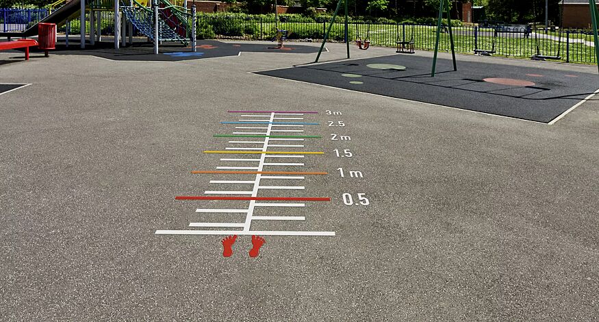 Thermoplastische Bodenmarkierung MAREEL