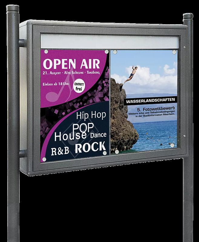 Schaukasten BOULEVARD 83 einseitig