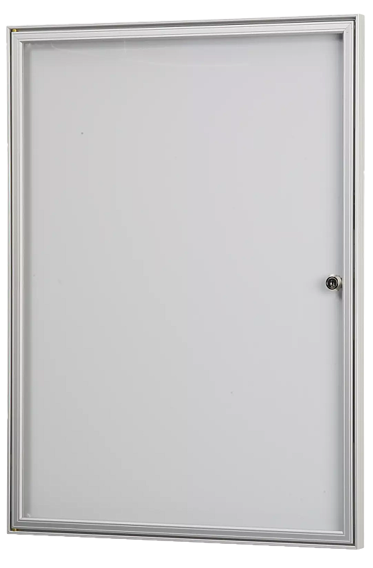 Schaukasten Flachschaukasten Infokasten mit Whiteboard Magnettafel 1x DIN A4 für den Innenbreich büroMi® 