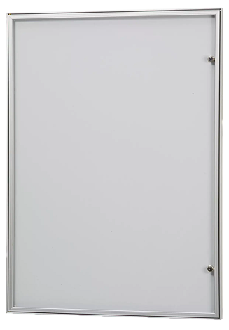 Schaukasten LEFKA, Acrylglas-Tür eingefasst im Alu-Rahmen, für 4 x DIN A4