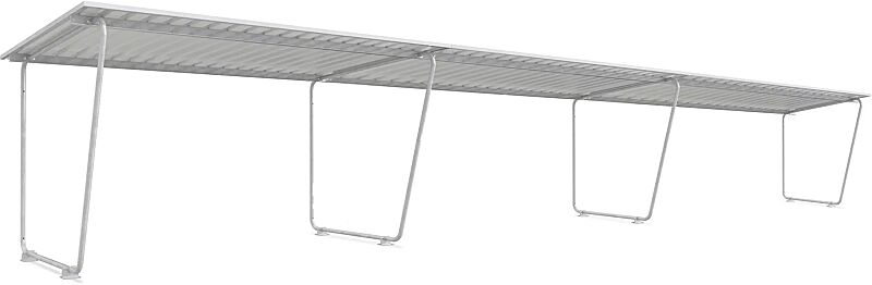 Fahrradüberdachung INDUS, Dachbreite x Dachtiefe 13500 mm x 2330 mm, einseitig, ohne Rück- / Seitenwände, Stahlkonstruktion feuerverzinkt