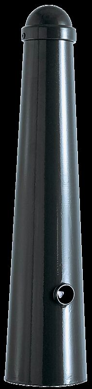 Poller BALTIC II herausnehmbar aus Bodenhülse, mit Dreikantschloss, in RAL 7016 anthrazitgrau