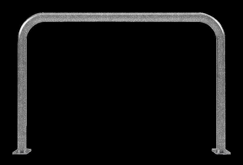 Sperrzaun VIHTI ohne Knieholm, Sperrbreite 1,5 m, zum Aufdübeln, feuerverzinkt