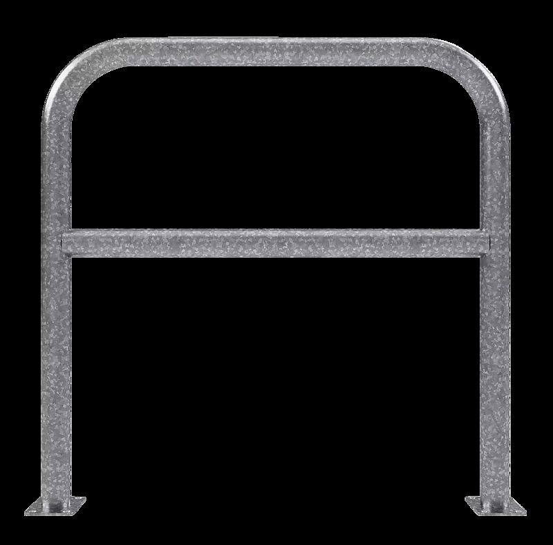 Sperrzaun VIHTI mit Knieholm, Sperrbreite 1,0 m, zum Aufdübeln, feuerverzinkt