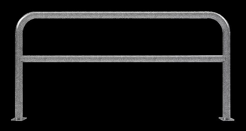 Sperrzaun VIHTI mit Knieholm, Sperrbreite 2,0 m, zum Aufdübeln, feuerverzinkt