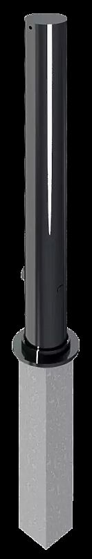 Poller MOSTOLES, Ø 89 mm, herausnehmbar, in RAL 7016 anthrazitgrau