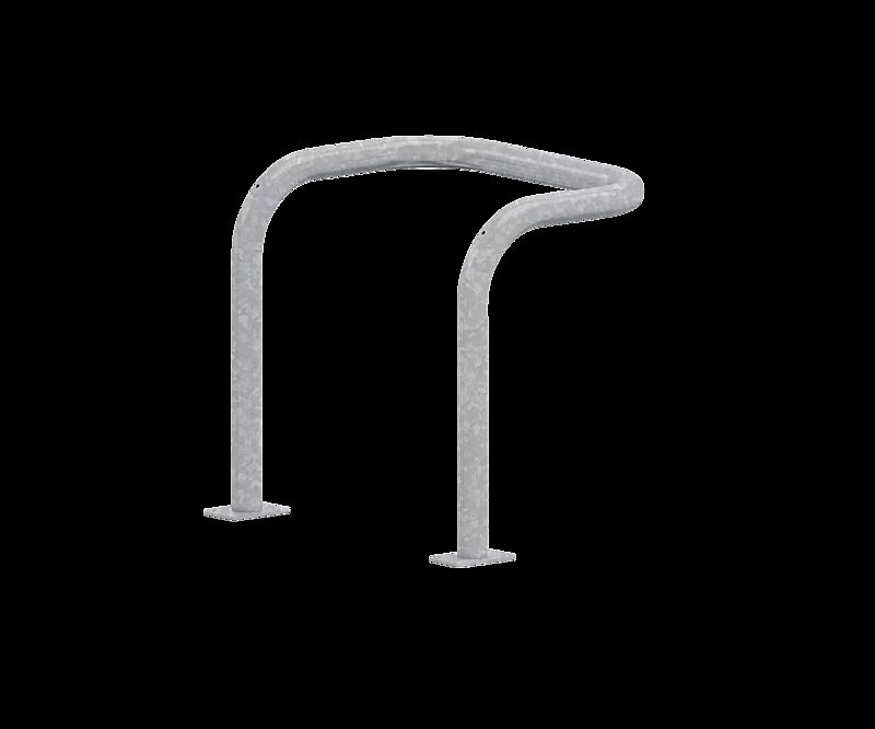 Schutzbügel BONO, zum Aufdübeln, Breite 750 mm, feuerverzinkt