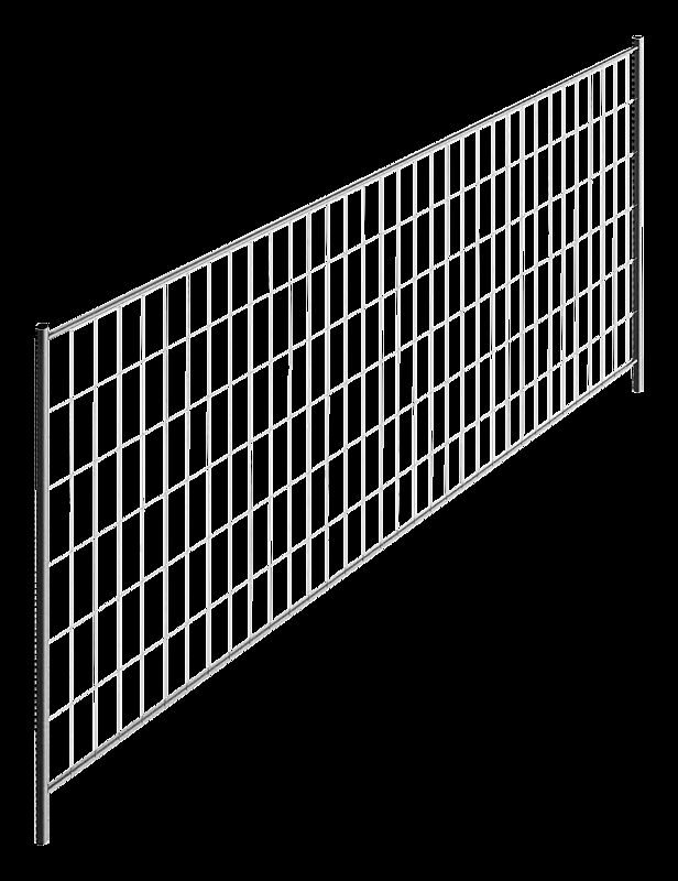 Mobilzaun LUZE, feuerverzinkt