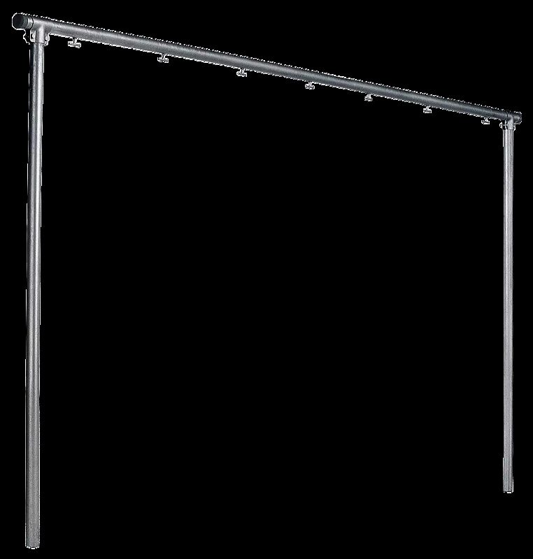 Wäschegerüst SOMERO mit 7 Haken, feuerverzinkt