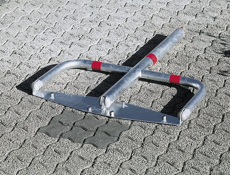 Parkbügel TELDE aus Stahlrohr, feuerverzinkt