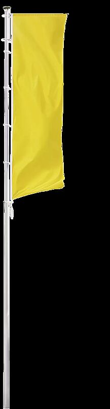 Konischer Aluminium-Fahnenmast MACON mit Teleskopausleger