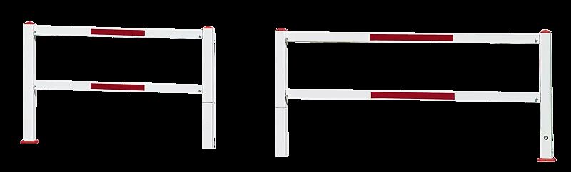 Gatterschranke SOINI - schwenkbar Sperrbreite 2,5 m