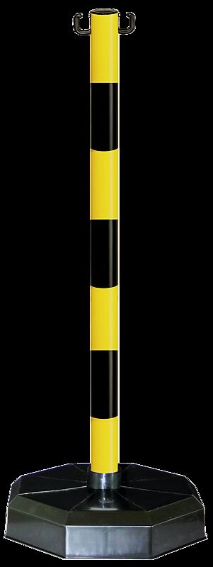 Mobiler Kettenständer ARGOL in gelb / schwarz