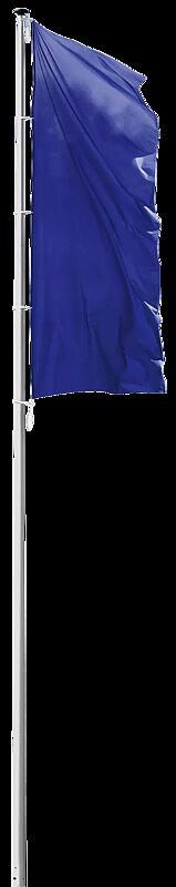 Konischer Aluminium-Fahnenmast ROBUSTA Höhe über Flur 12 m